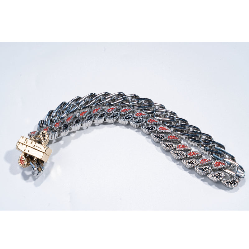 Yin-Yang black and red chain