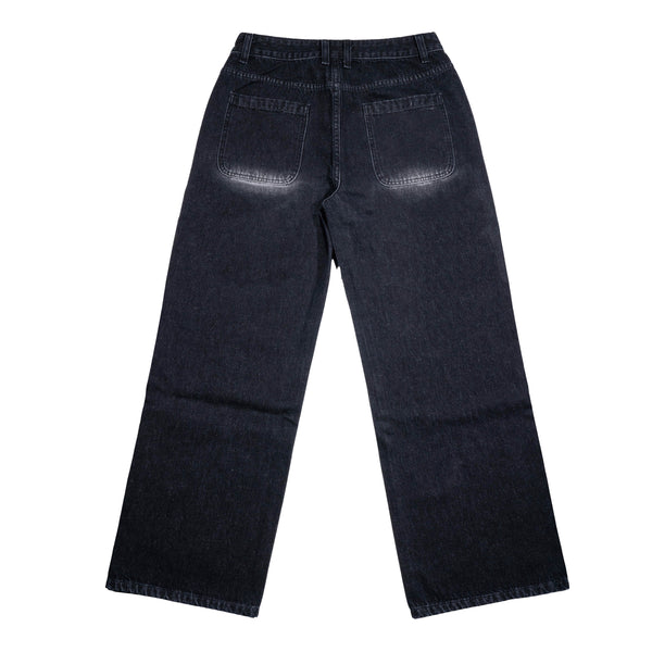 Big straight black jeans