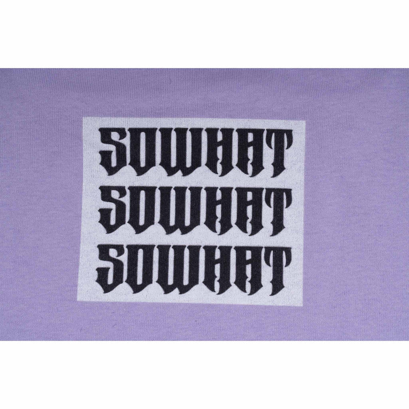 "Po Shi Zhi Ming" faux two-piece T-shirt