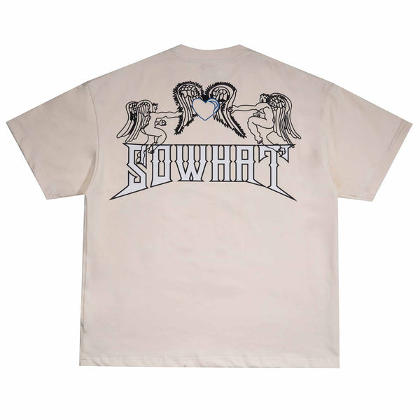 "Heart and Wings Connected" loose T-shirt