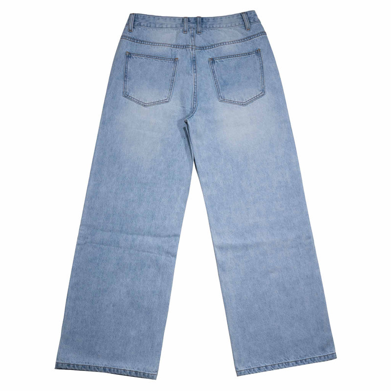 Frosted denim jeans