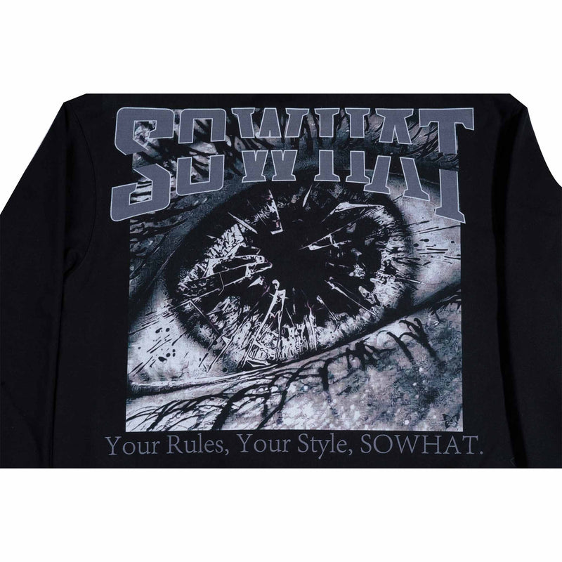 "Breaking Vision Inscription" round-neck sweatshirt