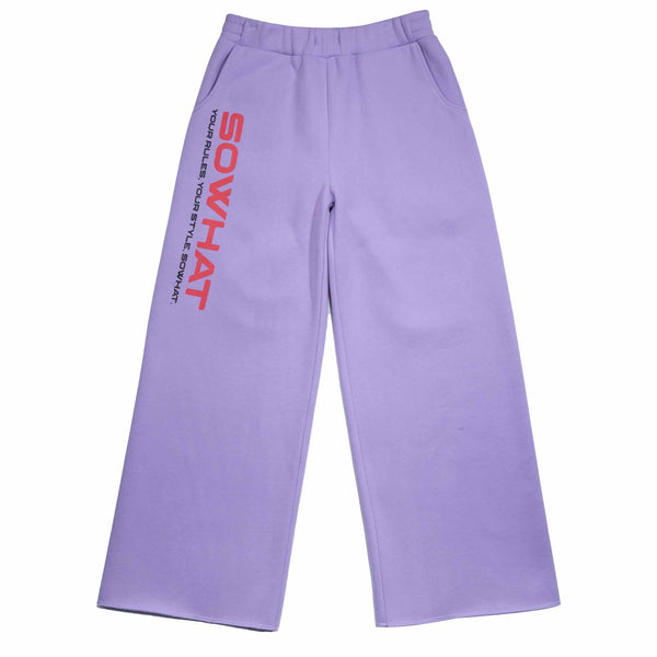 Straight-leg sweatpants
