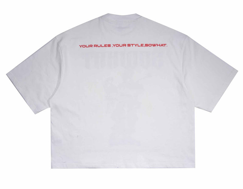 "Guardian Angel with Staff" loose fit short-sleeved T-shirt