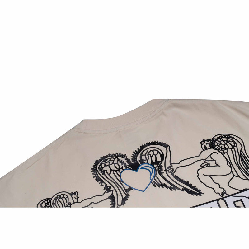 "Heart and Wings Connected" loose T-shirt