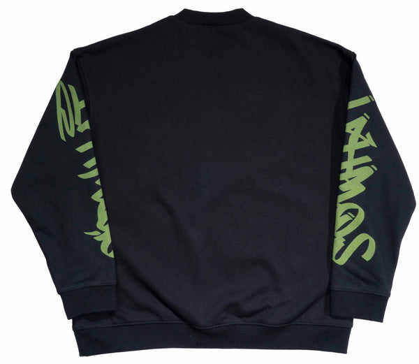 "Moonwing Angel" round neck sweatshirt