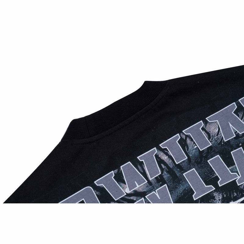 "Breaking Vision Inscription" round-neck sweatshirt