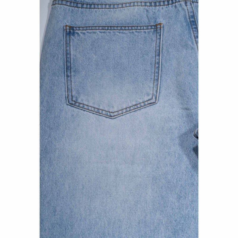 Frosted denim jeans