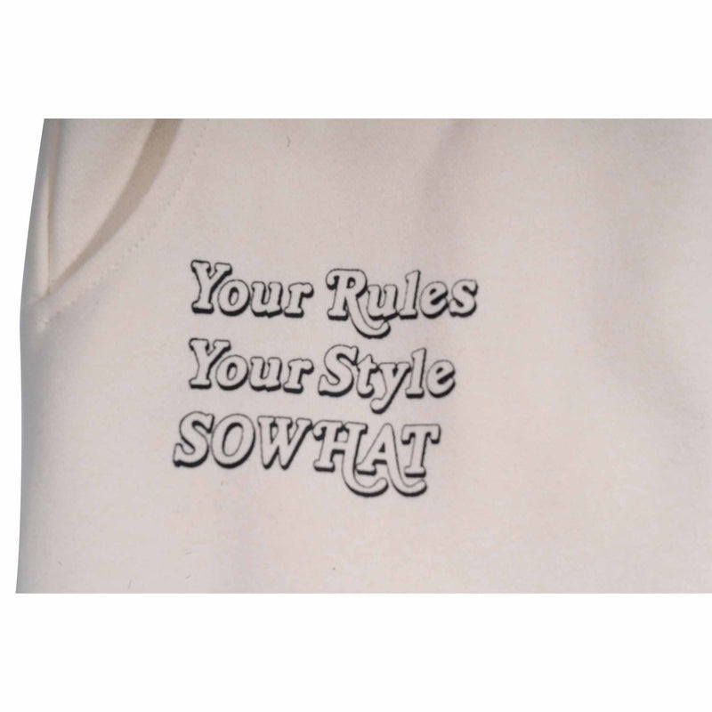 Straight wide-leg sweatpants with snake element