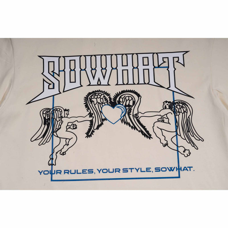 "Heart and Wings Connected" loose T-shirt