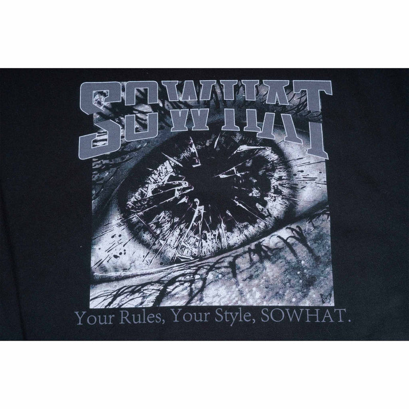 "Breaking Vision Inscription" round-neck sweatshirt