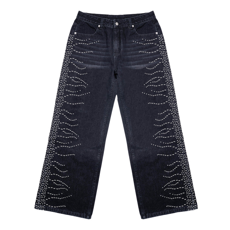 Big straight hot diamond jeans