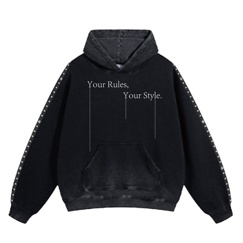 Pullover hooded sweatshirt