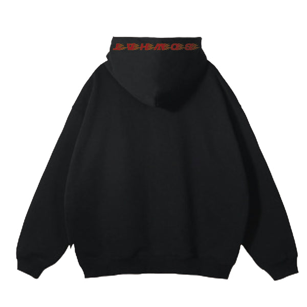 Zip hooded sweatshirt