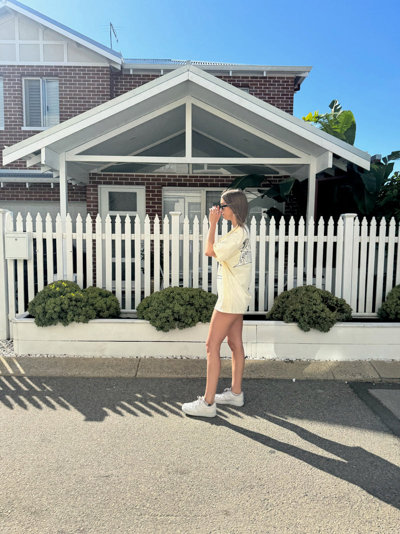 "Heart and Wings Connected" loose T-shirt