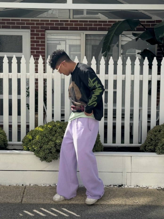 Straight-leg sweatpants