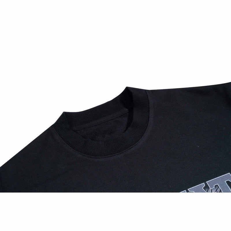 "Breaking Vision Inscription" round-neck sweatshirt