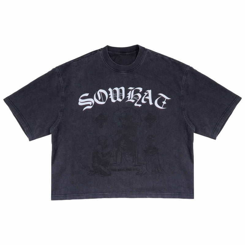"Thorns Prayer" short and wide T-shirt